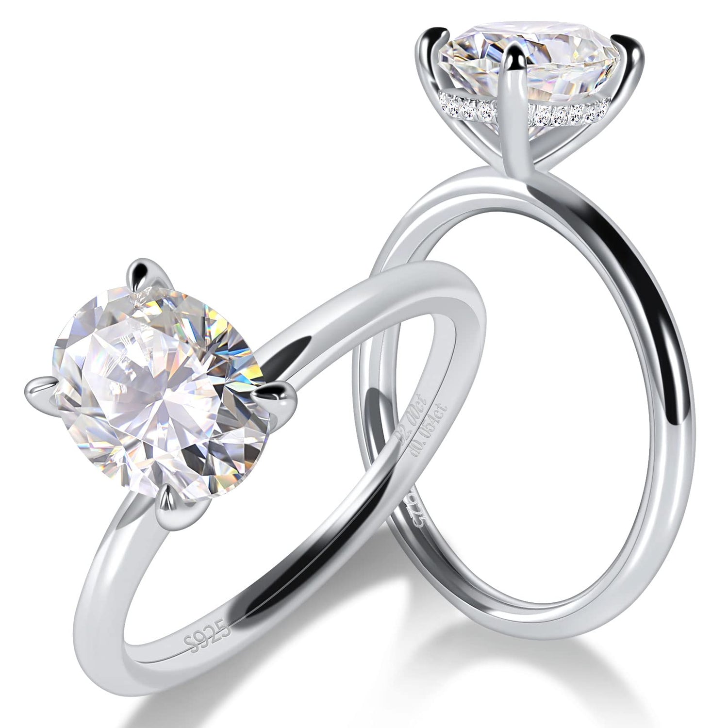 Moissanite Rings