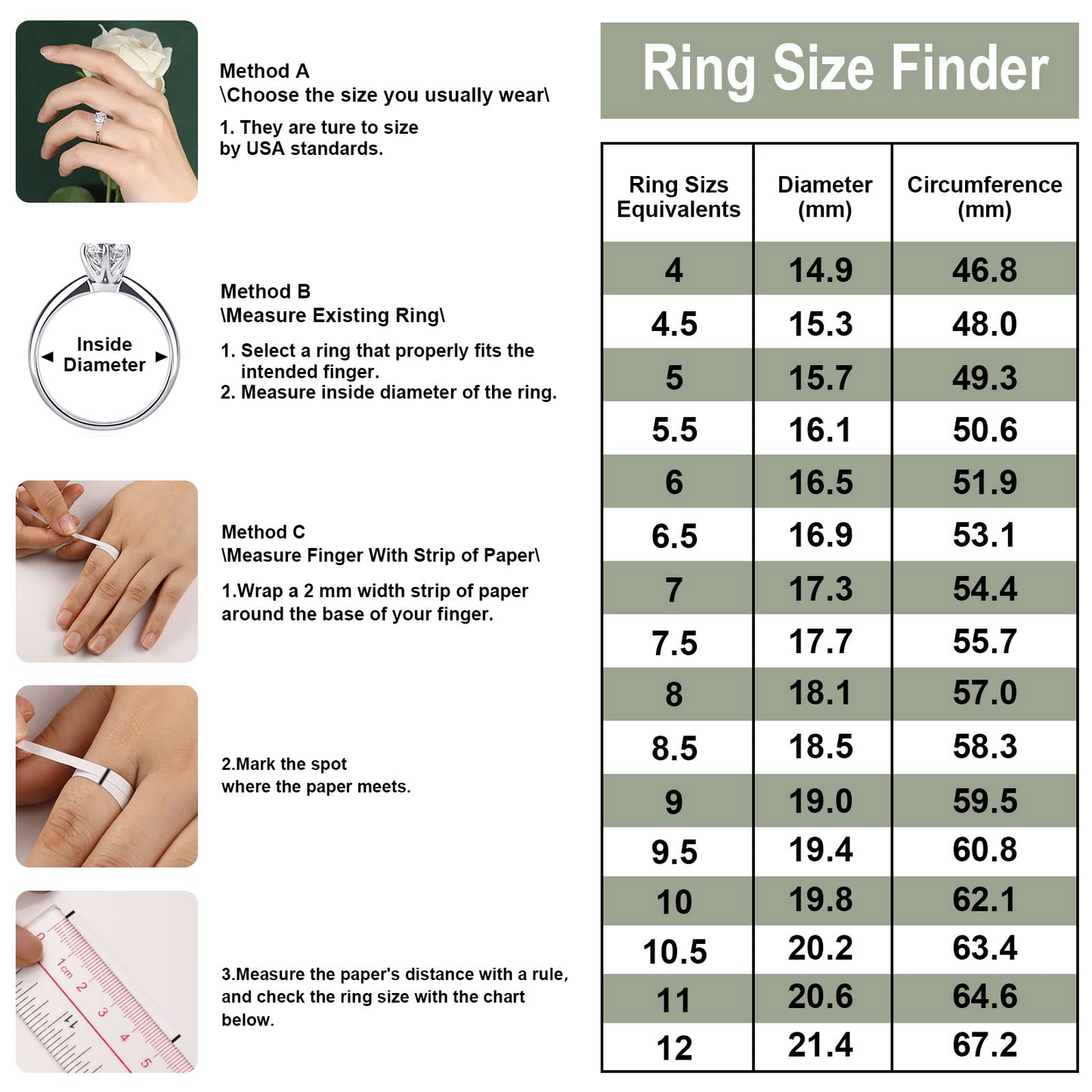 1 Carat Oval Cut Moissanite Engagement Ring for Women 925 Sterling Silver Solitaire Rings D Color Lab Created Diamond Promise Wedding Ring for Her